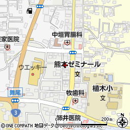 熊本県熊本市北区植木町植木601周辺の地図