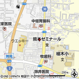 熊本県熊本市北区植木町植木601周辺の地図