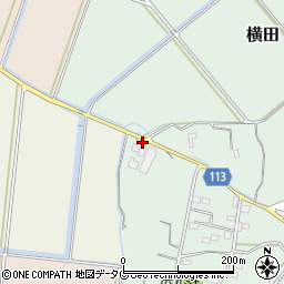 熊本県玉名市天水町野部田819周辺の地図