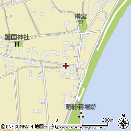 熊本県玉名市滑石2207周辺の地図