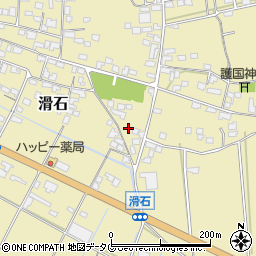 熊本県玉名市滑石2014周辺の地図