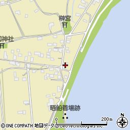 熊本県玉名市滑石1896周辺の地図