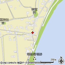 熊本県玉名市滑石1895周辺の地図