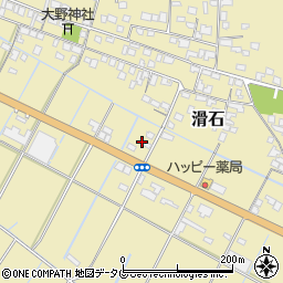 熊本県玉名市滑石2612周辺の地図