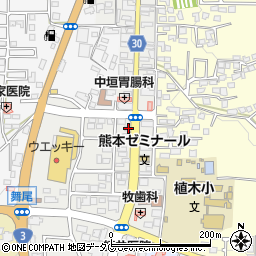 熊本県熊本市北区植木町植木608周辺の地図