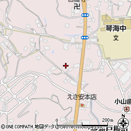 長崎県長崎市琴海戸根町1230-7周辺の地図