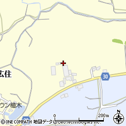 熊本県熊本市北区植木町広住291-5周辺の地図