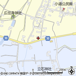 熊本県熊本市北区植木町広住1292-2周辺の地図