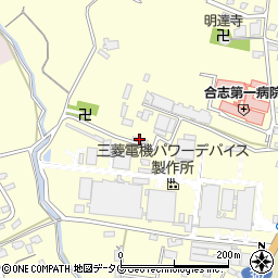株式会社大陽酸素　熊本ガスセンター周辺の地図