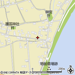 熊本県玉名市滑石1921-1周辺の地図