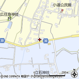 熊本県熊本市北区植木町広住1296周辺の地図