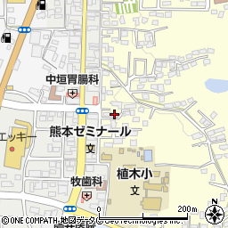 熊本県熊本市北区植木町広住58周辺の地図