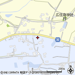 熊本県熊本市北区改寄町1837周辺の地図