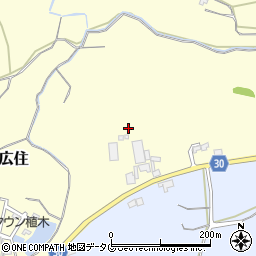 熊本県熊本市北区植木町広住291-1周辺の地図