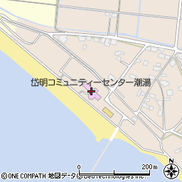 岱明コミュニティーセンター潮湯周辺の地図
