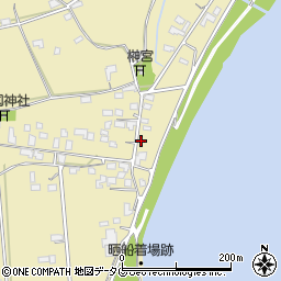 熊本県玉名市滑石1890周辺の地図