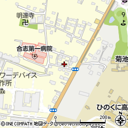 熊本県合志市御代志817-5周辺の地図