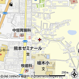 熊本県熊本市北区植木町広住62周辺の地図