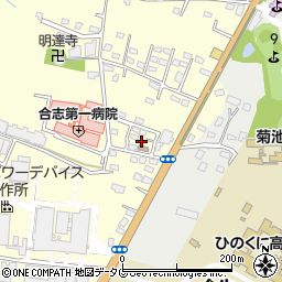 熊本県合志市御代志817-41周辺の地図