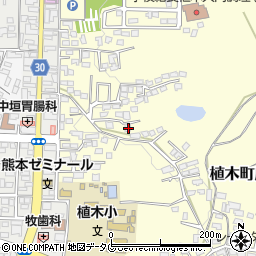 熊本県熊本市北区植木町広住382-3周辺の地図