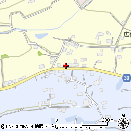 熊本県熊本市北区植木町広住854-4周辺の地図