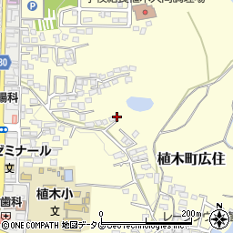 熊本県熊本市北区植木町広住86-7周辺の地図