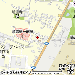 熊本県合志市御代志817-39周辺の地図