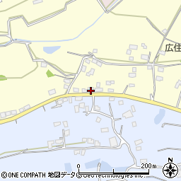 熊本県熊本市北区植木町広住855-3周辺の地図