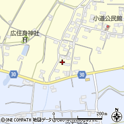 熊本県熊本市北区植木町広住1291周辺の地図