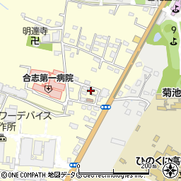 熊本県合志市御代志817-40周辺の地図