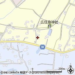 熊本県熊本市北区植木町広住1263周辺の地図