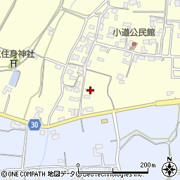 熊本県熊本市北区植木町広住1303周辺の地図