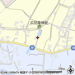 熊本県熊本市北区植木町広住1273周辺の地図