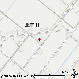 熊本県玉名市北牟田179-17周辺の地図