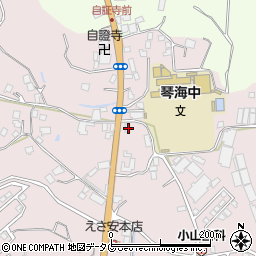 長崎県長崎市琴海戸根町1240周辺の地図