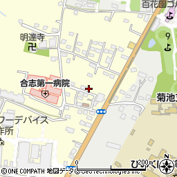 熊本県合志市御代志817-28周辺の地図