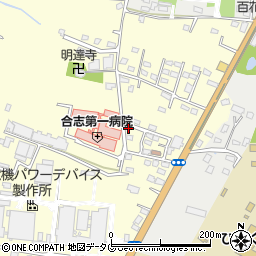 熊本県合志市御代志817-33周辺の地図