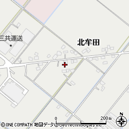 熊本県玉名市北牟田488周辺の地図