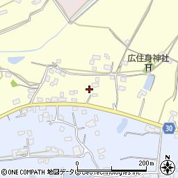 熊本県熊本市北区植木町広住872周辺の地図