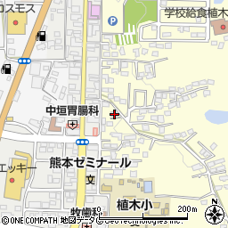 熊本県熊本市北区植木町広住388-4周辺の地図