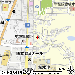 熊本県熊本市北区植木町広住388-4周辺の地図