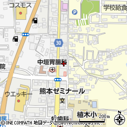 熊本県熊本市北区植木町植木155周辺の地図
