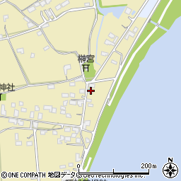 熊本県玉名市滑石1888周辺の地図
