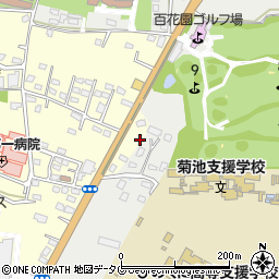 熊本県合志市御代志836-15周辺の地図