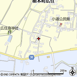 熊本県熊本市北区植木町広住1306周辺の地図