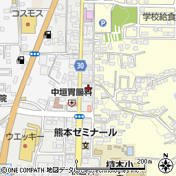 熊本県熊本市北区植木町植木153周辺の地図