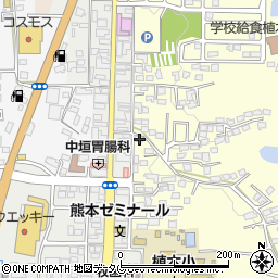 熊本県熊本市北区植木町広住390周辺の地図