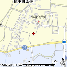 熊本県熊本市北区植木町広住1329周辺の地図