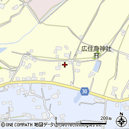 熊本県熊本市北区植木町広住888周辺の地図