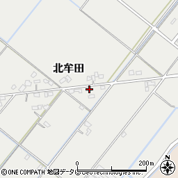 熊本県玉名市北牟田179周辺の地図